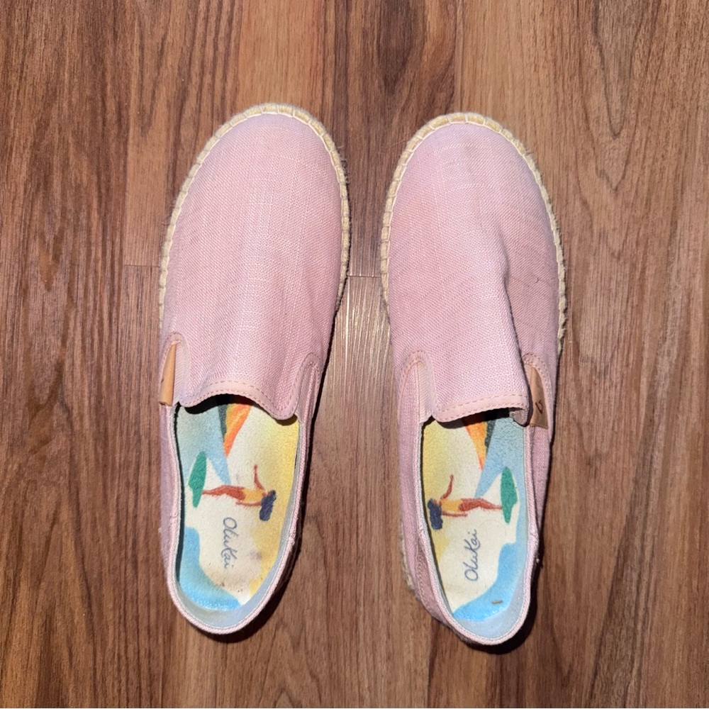 Olukai kaula pa’a kapa size 8 W flats
